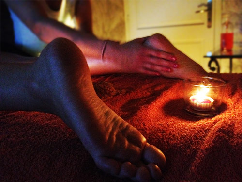 Massage des jambes